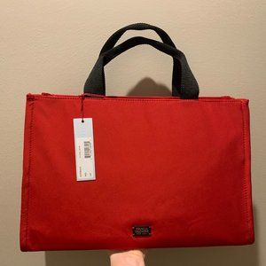 NWT Frances Valentine Kate Top Handle Tote Red
